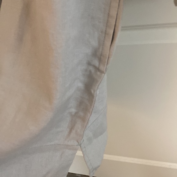 Straight line dress made of  100% linen - Picture 4 of 7